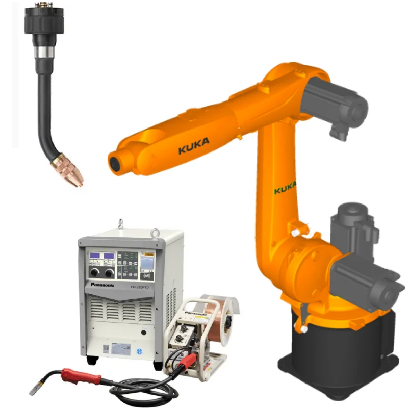 KUKA  KR10 R1420 Mechanical Arm 10kg Payload 6 Axis Automatic Welding Robot With Welding Positioner And Mig Mag Welder