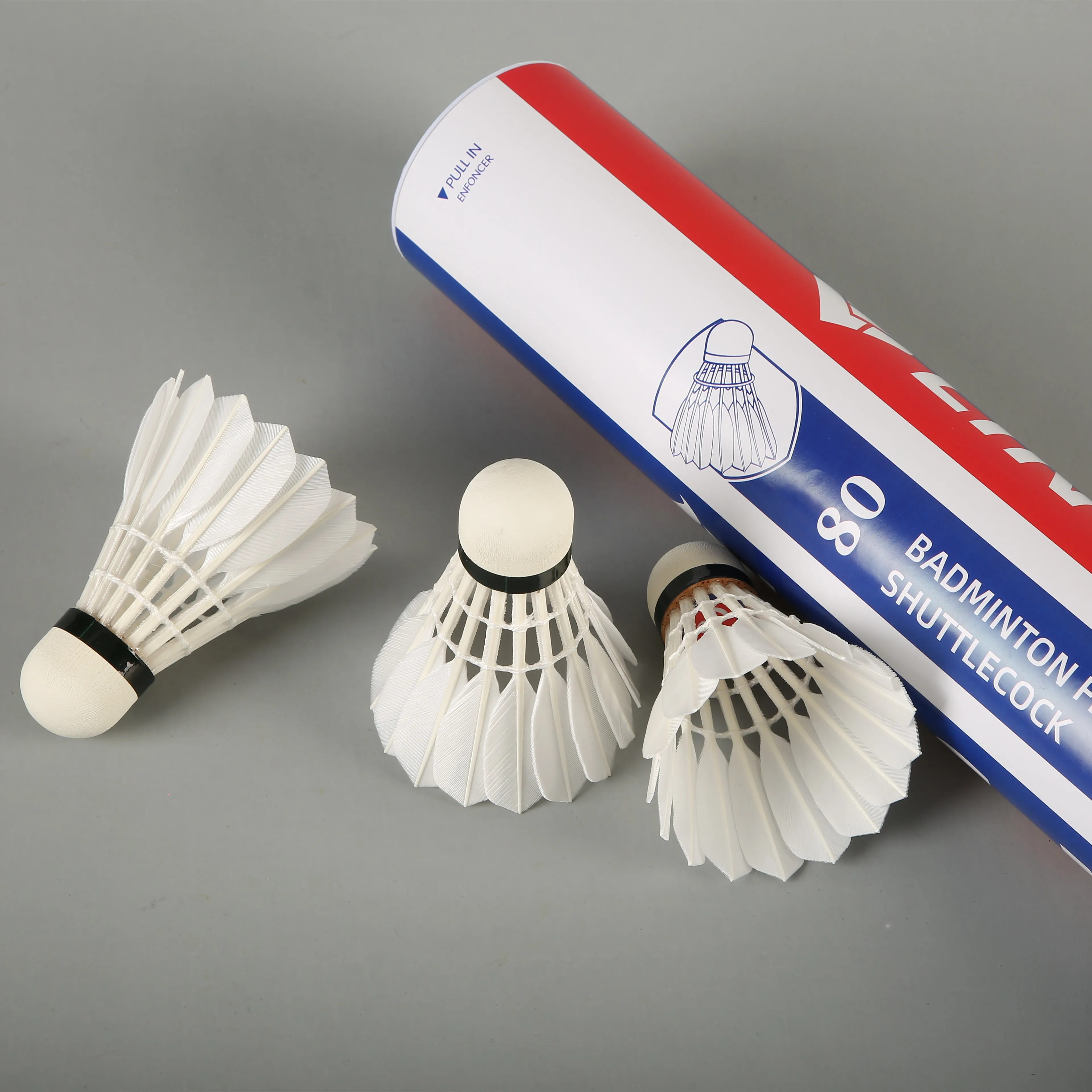 brand ling mei 80 badminton shuttlecocks for tournament