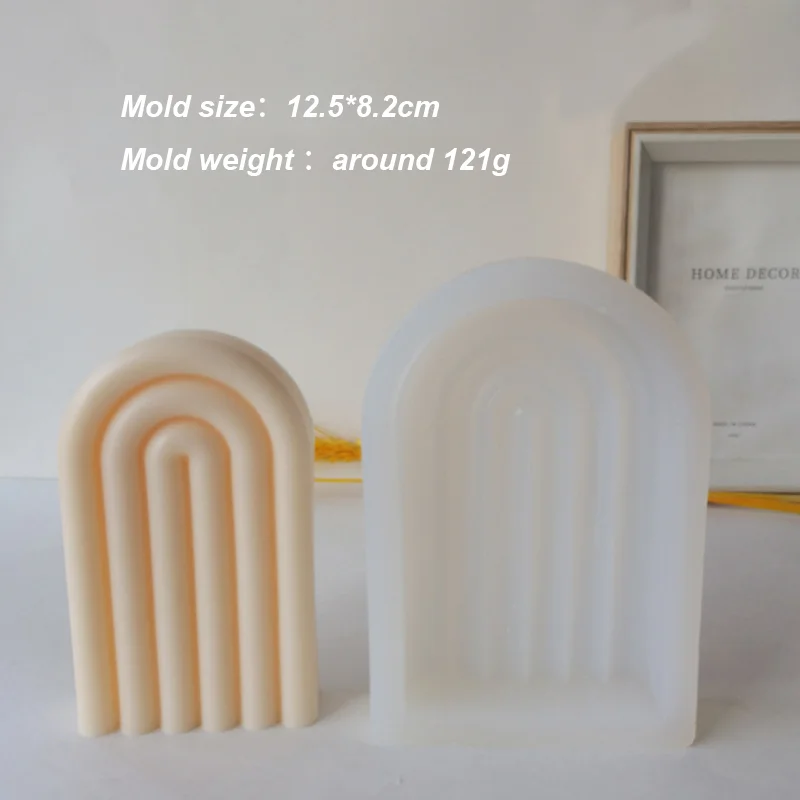 Wholesale Custom Halloween Large 3d Christmas Silicone Rubber Candle Holder Mold for Candle Shape Making Moulds