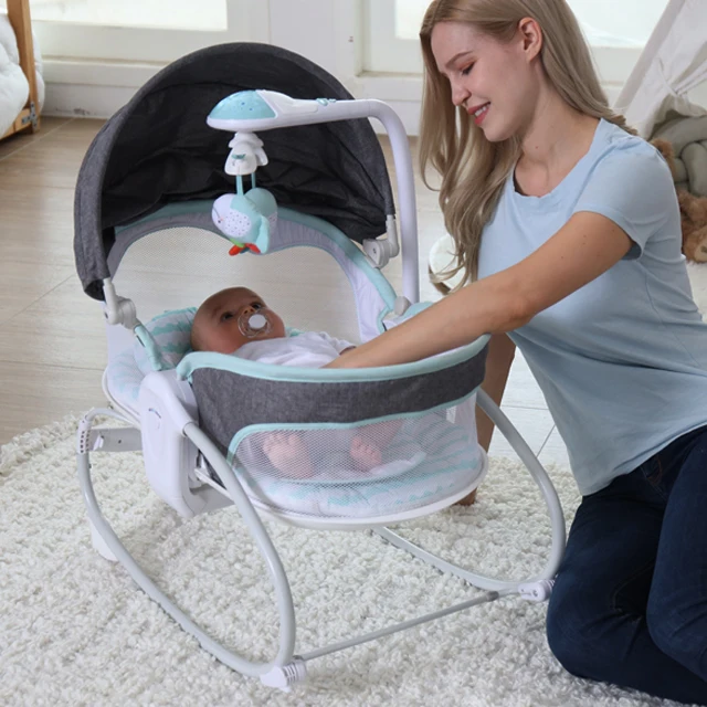 3 in 1baby rocker electric mini box rocker with music and dolls baby rocker rocking chair