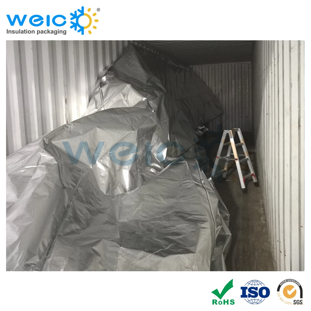 Reflective Foil 20FT 40FT Insulation Container Liner