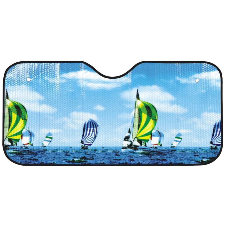 Автомобильный солнцезащитный козырек с принтом Складной автомобильный завод