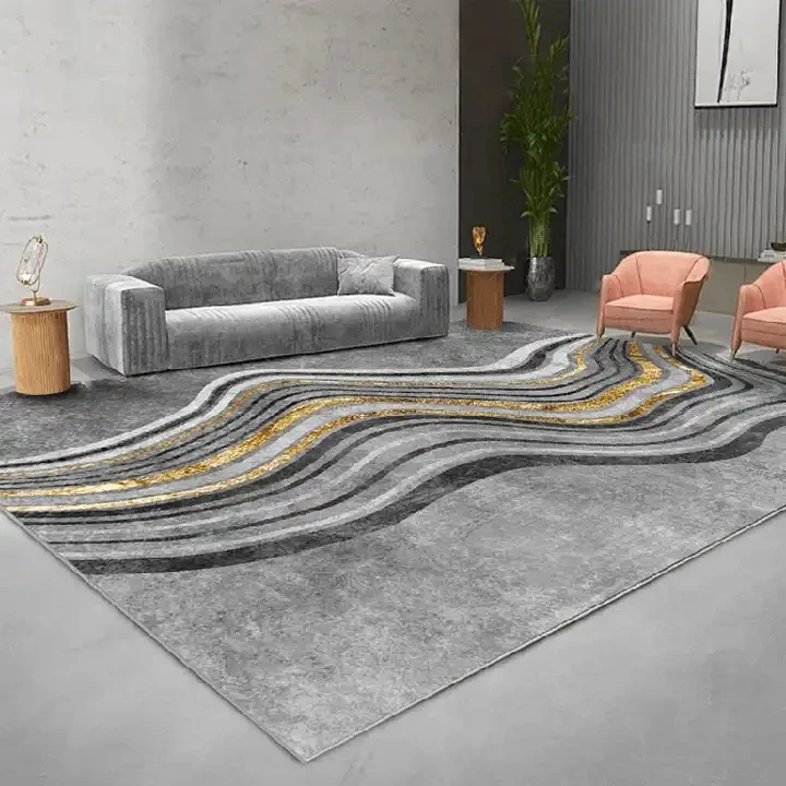 Wholesale hot selling area carpet customization 3D printing washable living room bedroom home decoration carpets and rugs