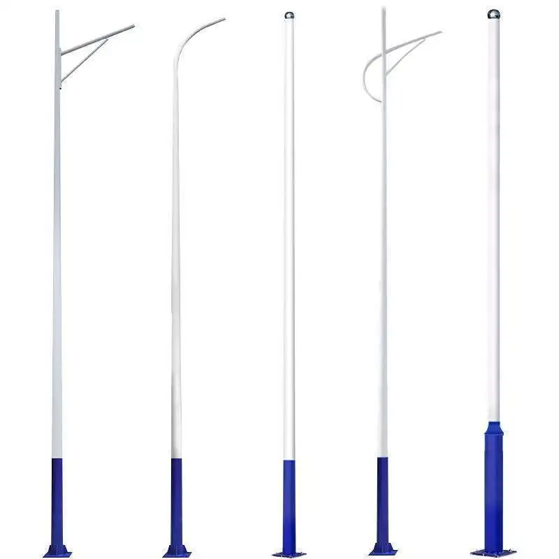 Outdoor  5m 6m 9m solar street lights stadium lights courtyard  municipal engineering street light poles