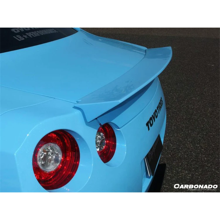 B Style Carbon Fiber Trunk Spoiler wing ForNissan GTR R35