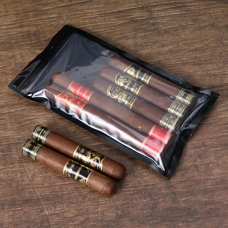 Erliao portable Cigar moisturizing bag wholesale cigar plastic bag new arrival Cigar moisturizing bag