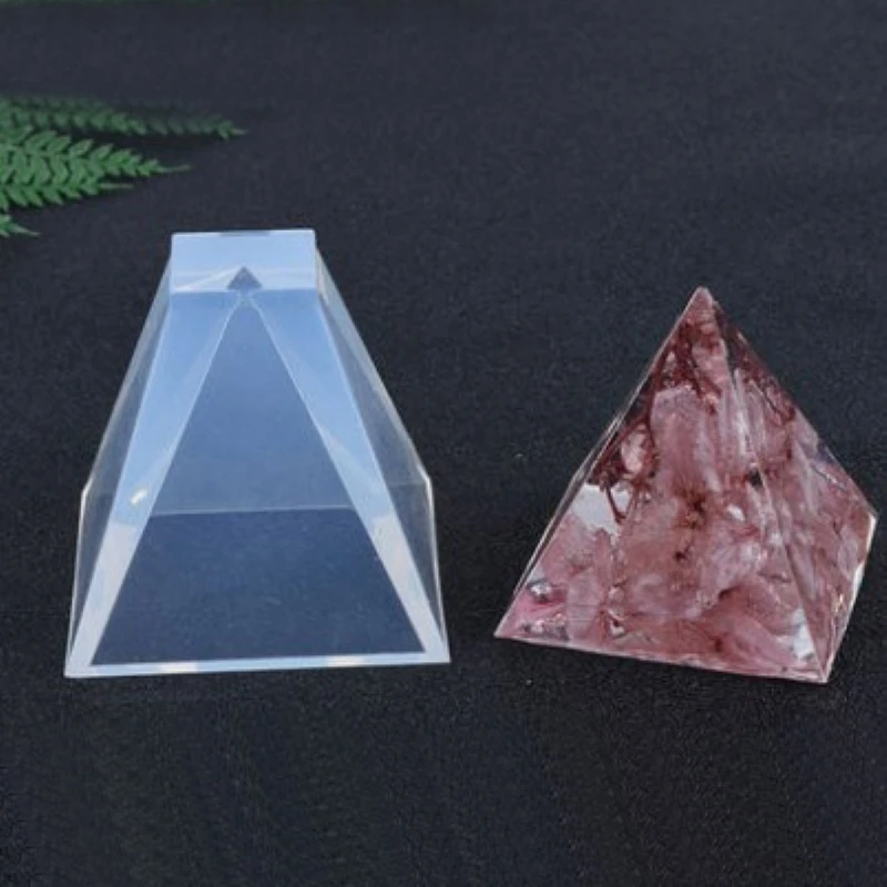 Hot Selling Pyramid Resin Epoxy Craft DIY Table Decorative Silicone Mold For Home Decoration Ornaments Making Table Decor