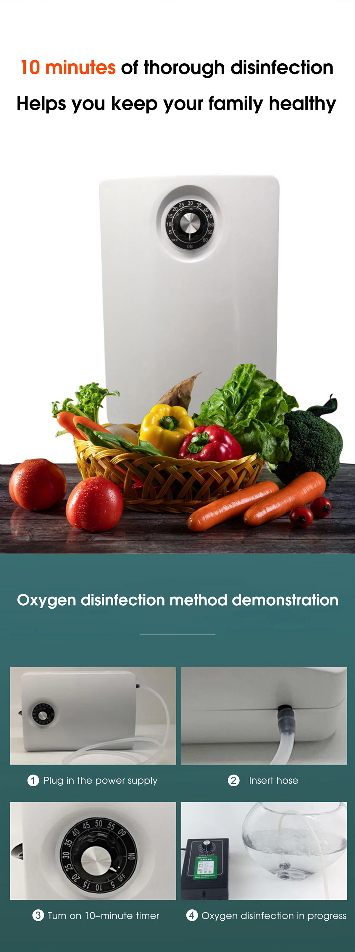 Портативный Озоновый дезинфектор 5 10 20 Gramos Purificador de Aire Con Generador