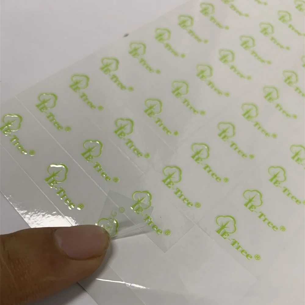 Permanent Adhesive Waterproof Custom Printed UV Transfer Stickers DTF Vinyl Transfer Labels for Products Label Packing