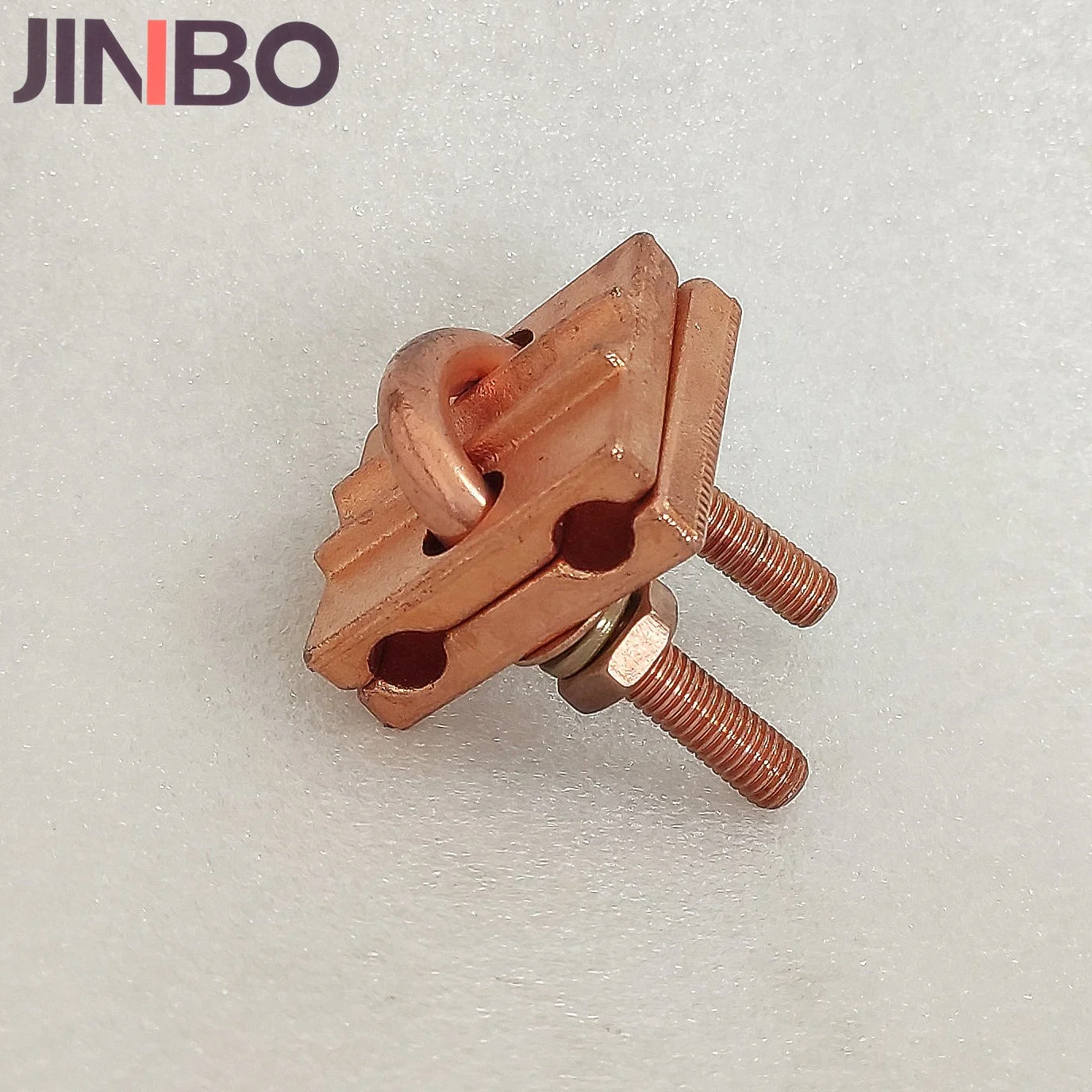 Real Manufacturer High Quality Electrical Grounding Clamp Brass U Bolt Rod Clamps