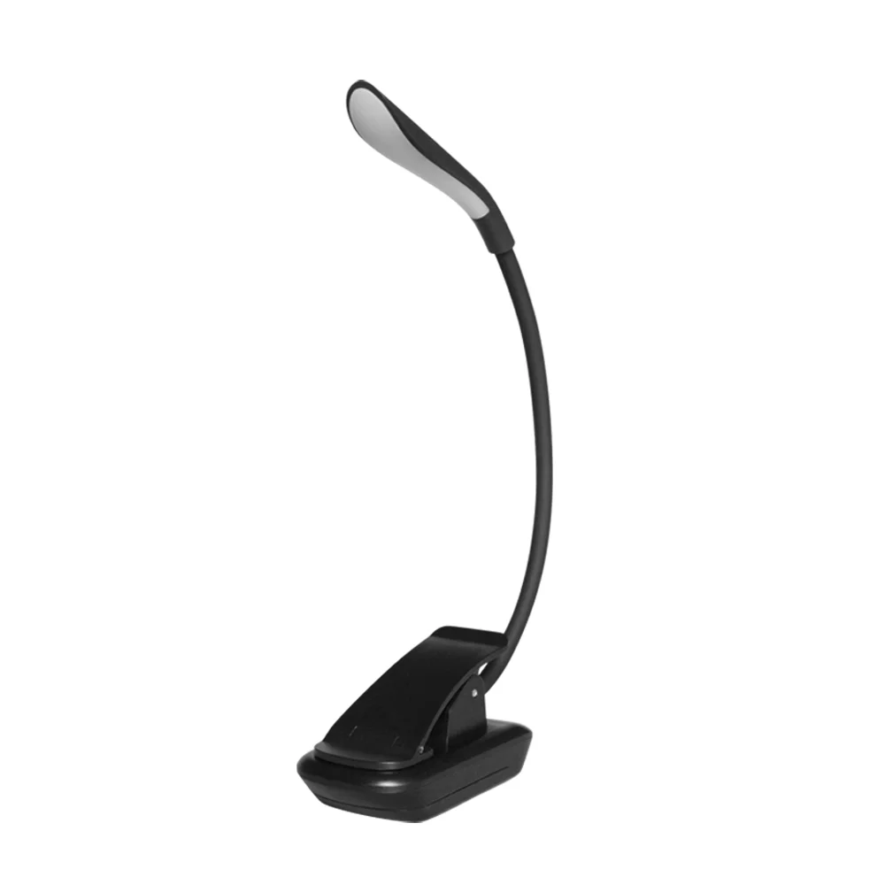 
Adjustable Flexible Arms AAA Battery Book Lamp Light LED Clip on LED Reading Light 3 Level LED Book Light For Read Book 