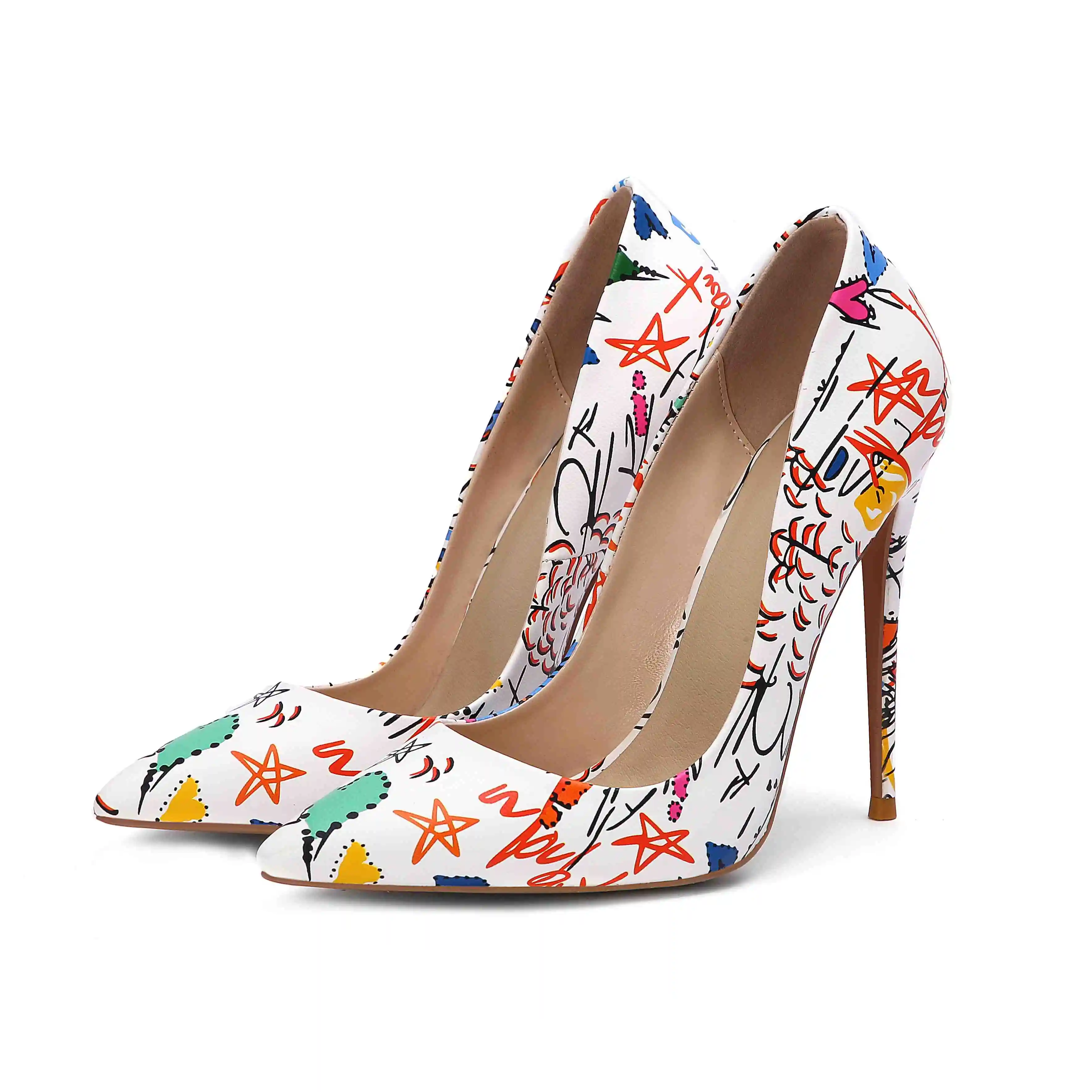 Factory Wholesale Fashion New Design Summer Women Pumps Sexy High Heel Shoes Thin Heel Ladies Heels