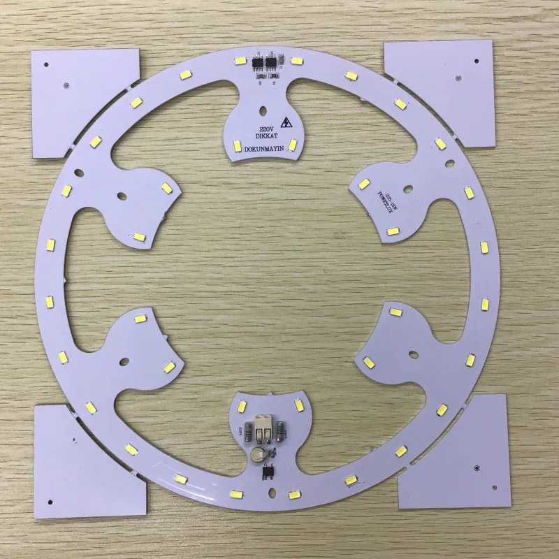 2-in-1 Design 18W/18W 220V AC smd 5730 dob led board for ceiling light and panel light