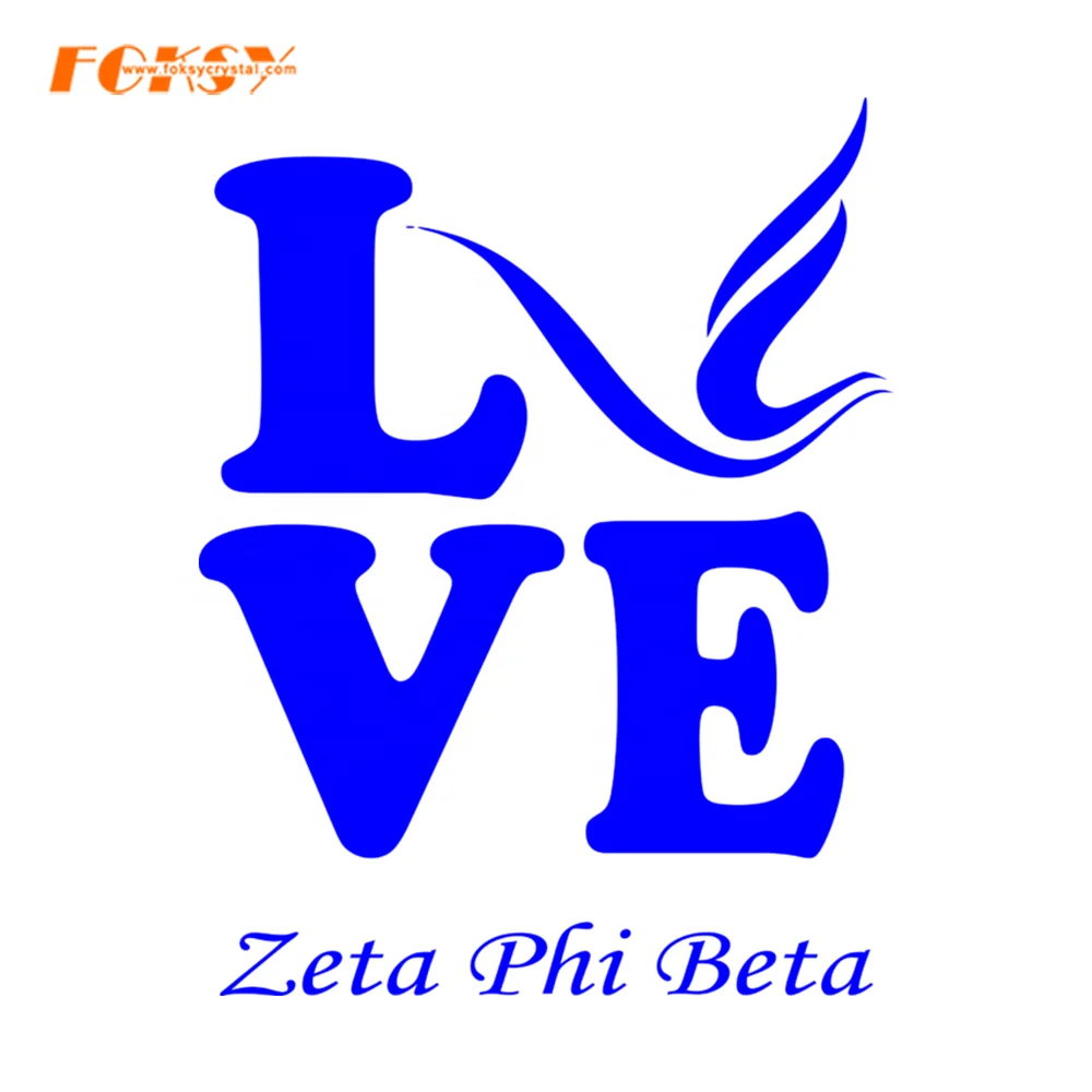  Zeta Phi Beta Тепловая печать дизайнерский