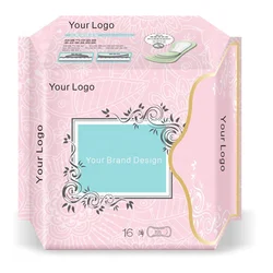 Wholesale Disposable Cheap Price Ultra Thin Female Sanitary Towels Soft Cotton 8 Layers Lady Sanitary Napkins Anion Feminine Pad