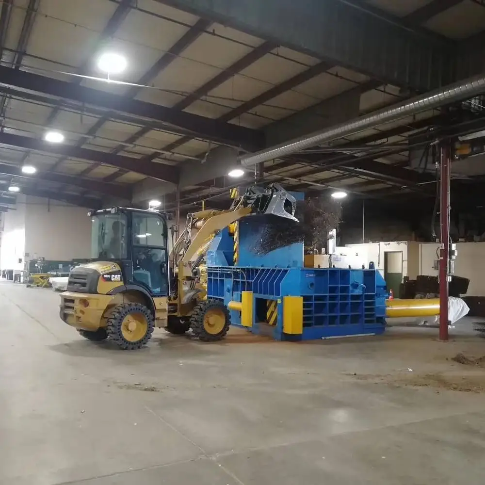 Aluminum Metal Baler Scrap Can Compress Compactor baler baling machine For Metal Recycling