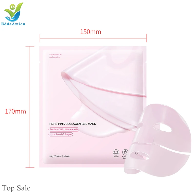 Pdrn collagen gel mask Custom logo Bio-Collagen mask Real Deep Hydration Pore Hydrogel Overnight glass skin face sheet mask
