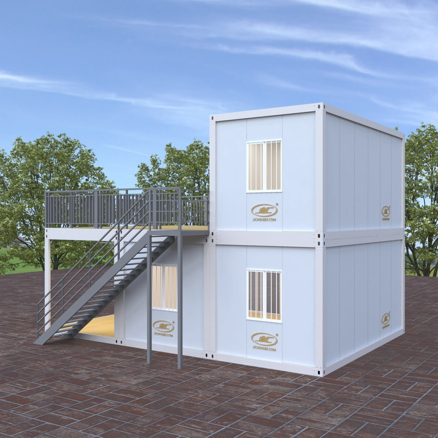 40 sqm 6*3 complete set prefab villa low cost eps aluminium Detachable container house with bathroom and kitchen