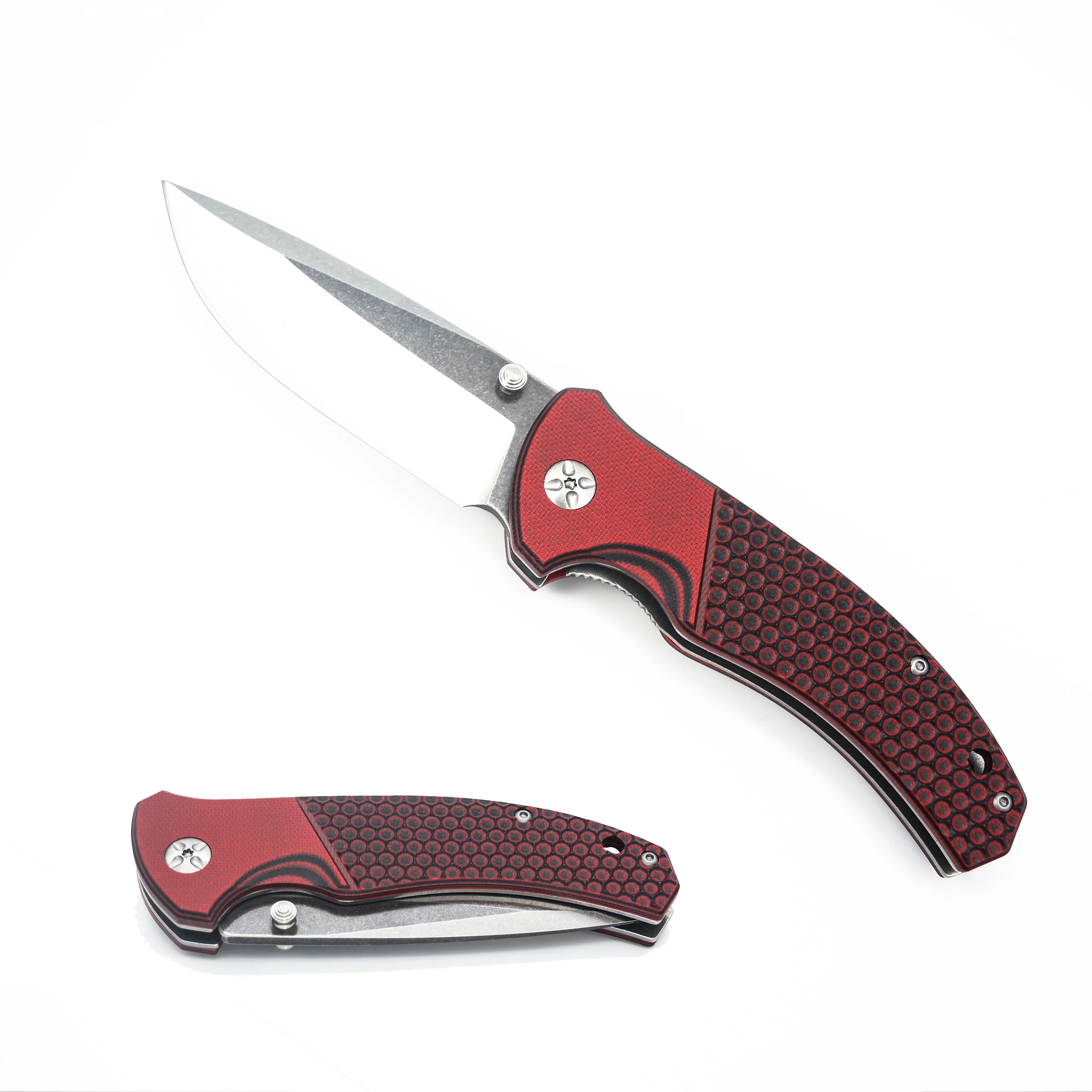 2023 High End Ball Bearing G10 Handle D2 Steel Tactics Survival Folding Knife