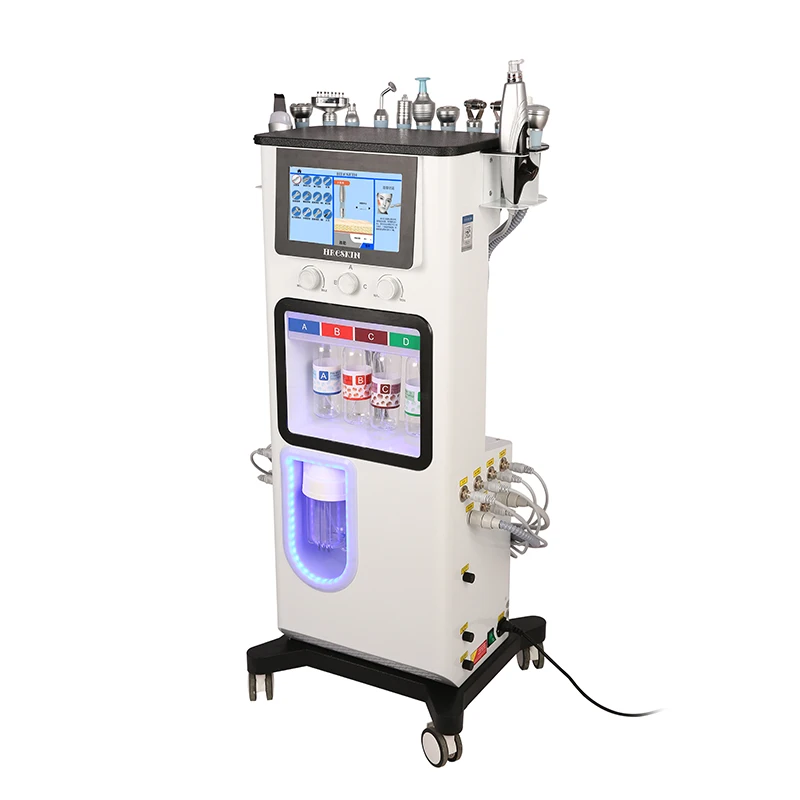 Nueva Technology Professional Sky Blue Star 12 In 1 Face Treatment Pore Cleaning Aqua Peeling Hydra Jet Peel Equipment