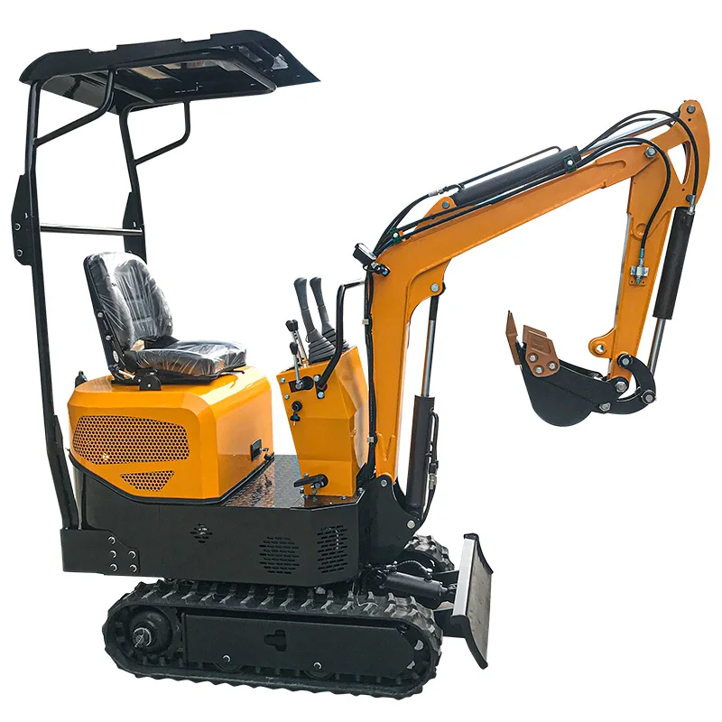 Brand New Farm Garden Yard Okw10 1Ton Bucket Excavator 1000kg  Mini digger track Excavator New
