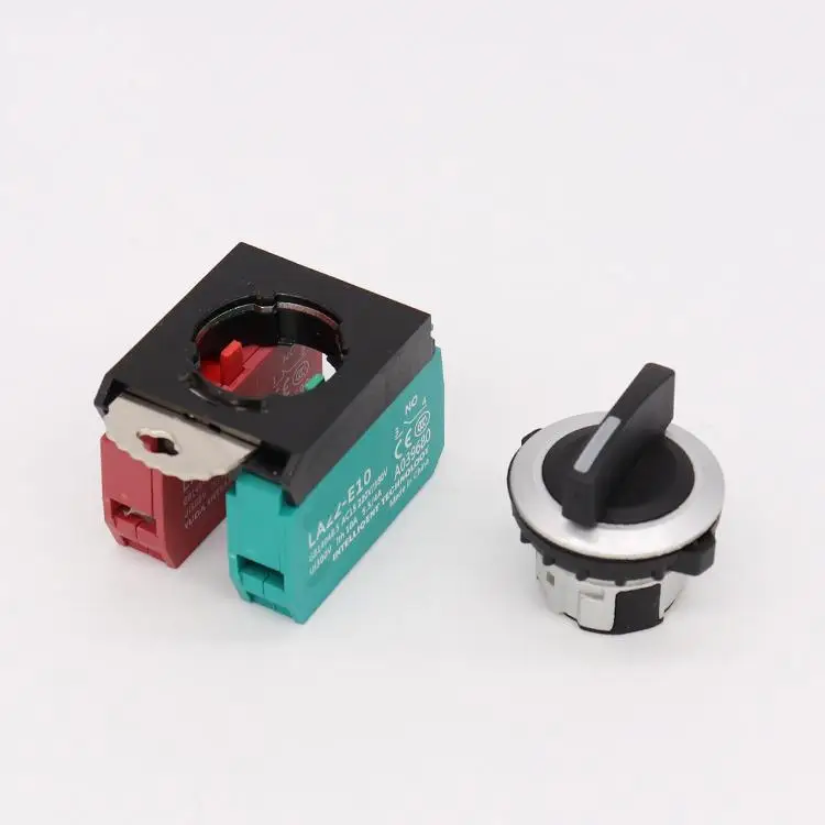 
LA22E 22MM Waterproof Instantaneous Locking Long Handle Selection Button Switch 