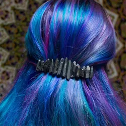 Hot Sale Amazing Handmade Natural Raw Crystal Point Crown Hair Accessory