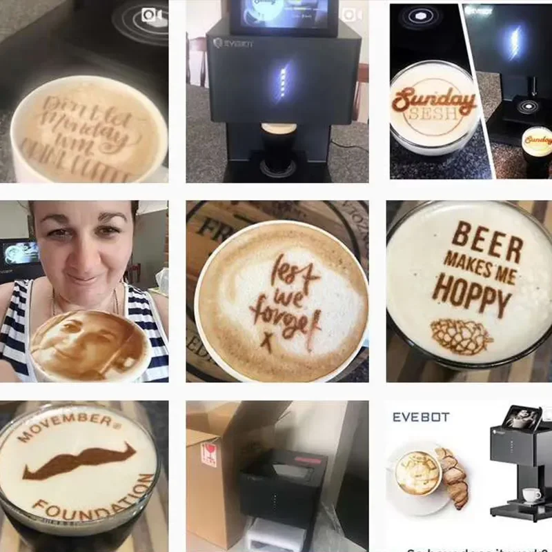 EVEBOT food grade ink cartridge suitable for EB-FT4 and EB-FM1 to print on coffee cake milk beer