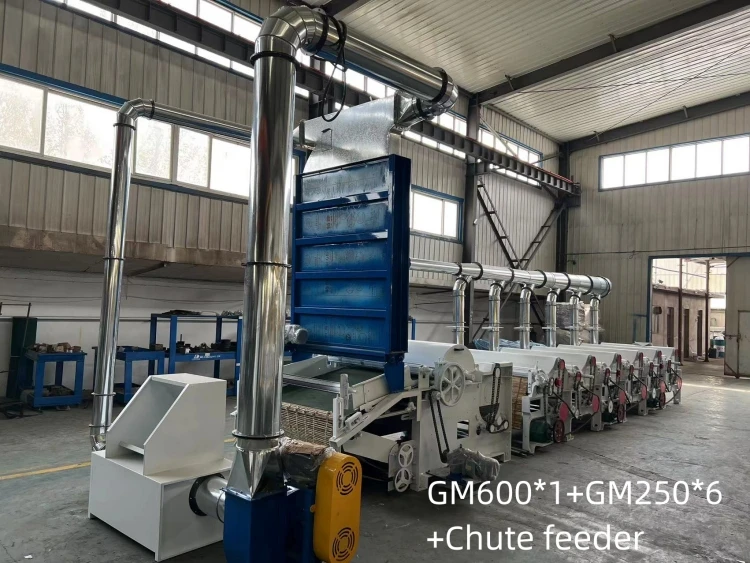 New and Used Polyester Fabric Cleaning Machine Textile Waste Recycling Yarn Opener Machinery with PLC & Motor Core Components