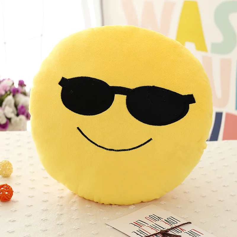 UTOYS soft plush emotion pillow hand warmer for fun creative sofa cushion household soft Stuffed toy