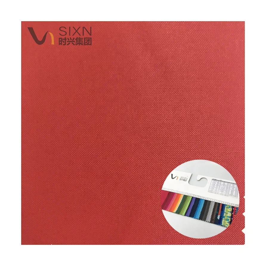 Factory Polyester 190T Taffeta Waterproof  Silver Coated Umbrella Nectarine fabric