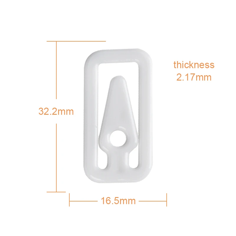 Garment Clear Small Square Plastic Cloth T Shirt Clips