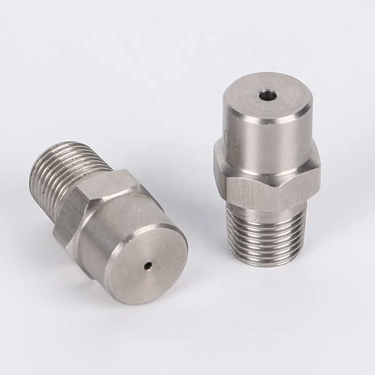 
65 Degrees 1/8 Thread Size Hollow Cone Tip Wide Angle Full Cone Spray Nozzle for Dust Control 