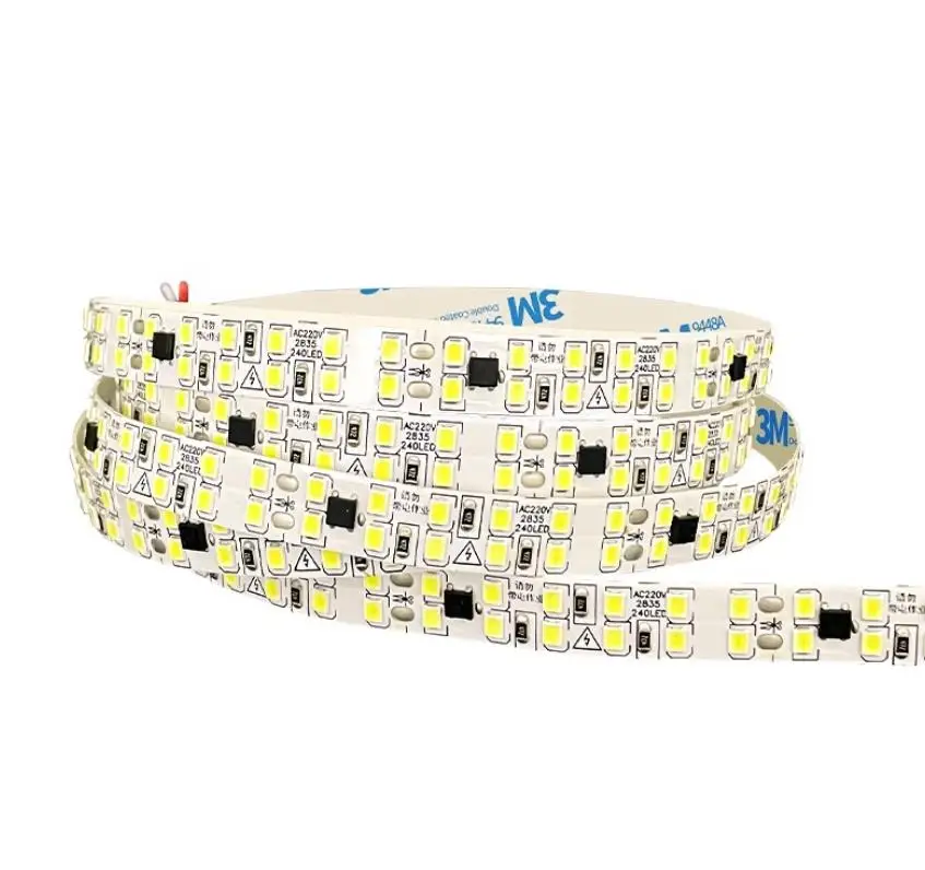 LED Profile 2Lines SMD2835 240 LEDs 220V