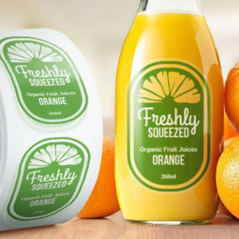 Packaging label Adhesive Paper Sticker Printing Custom Printed Water Bottle label