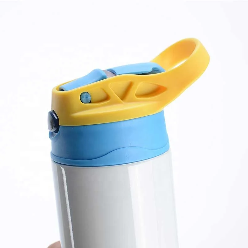 Factory Wholesale 350ml 12oz Sublimation Blank Tumbler Cups for Kids with Straw