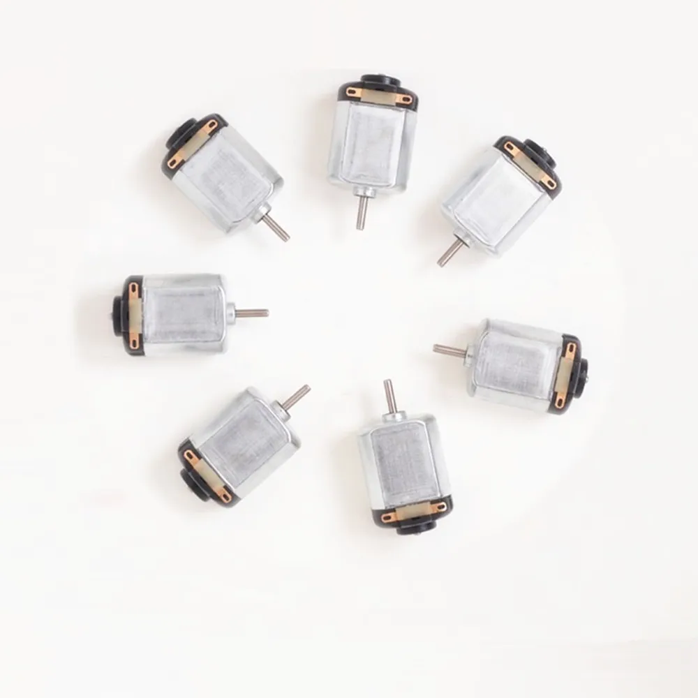 Taidacent F130 3V Small Electric Toy Motors 3 Volts Micro Torque DC Gear Motor Mini DC Toy Motor for Children Electric Cars