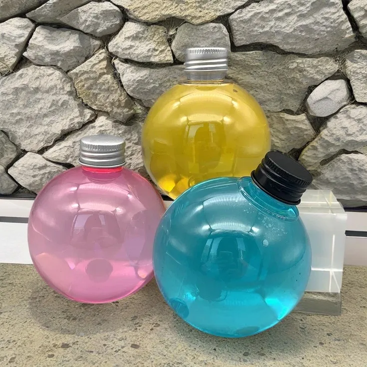 250ml ball shaped sprayer green plastic spray bottle for sanitizer water spray hair dressing Lotion Bottle Shampoo Bottle