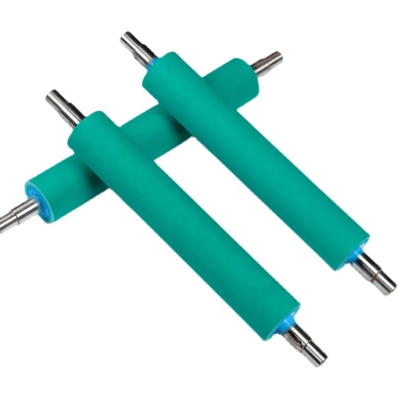 NBR Silicone Rubber Polyurethane EPDM Hypalon Rubber Coated Roller Adjusting Roller