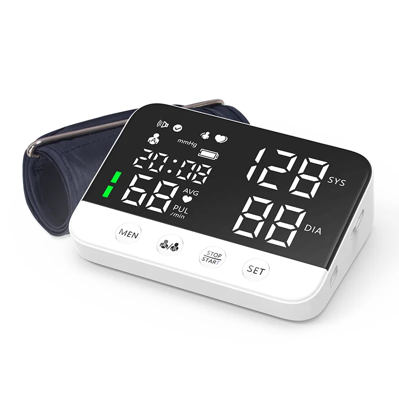 Hot Sell Medical BP Machine Backlight LED Automatic Smart Digital Arm Blood Pressure Monitor Buy Sphygmomanometer Adult