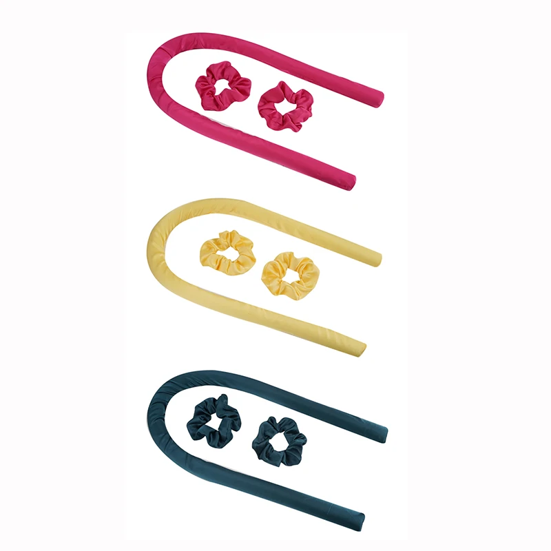 Новые тренды, Плойка для сна без тепла, шелковая атласная лента, плойка, повязка на голову, Плойка для ленивых, набор инструментов для укладки волос, Мягкая повязка на голову