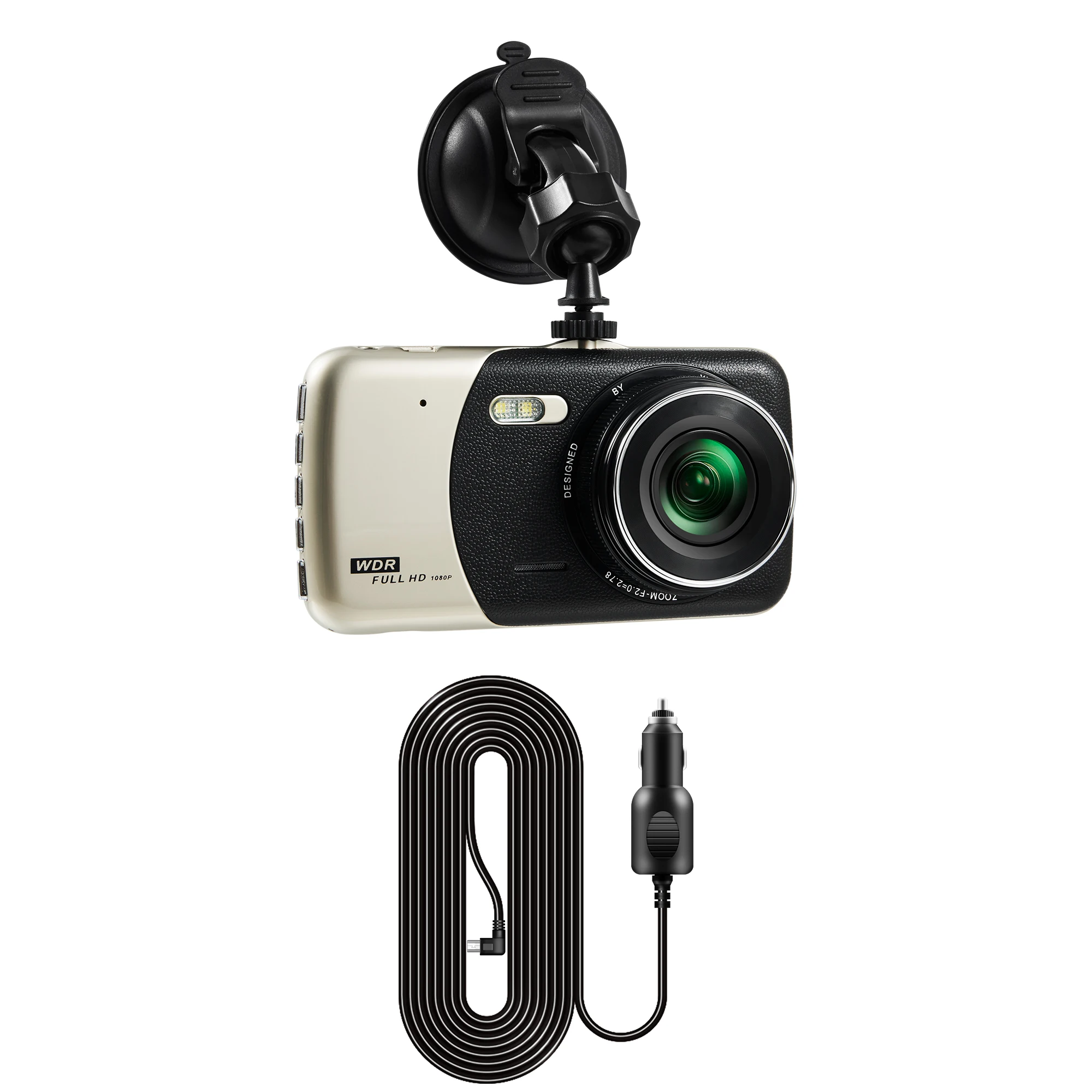 Dual Lens Car Camera Auto DVR Camcorder Cars 24H Parking Video Recorder Dash Cam Full HD 1080p Black Box Dvrs Carcam