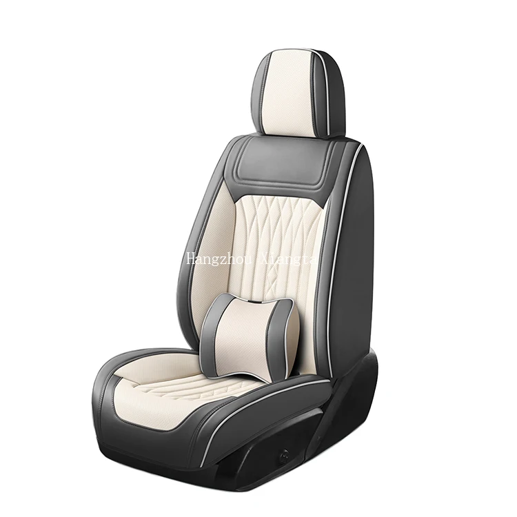 Xiangta 5D 6D 7D Leather Full Set Surrounded Luxury Suv Best Quality Auto Car Seat Cushion Cover With Pillows