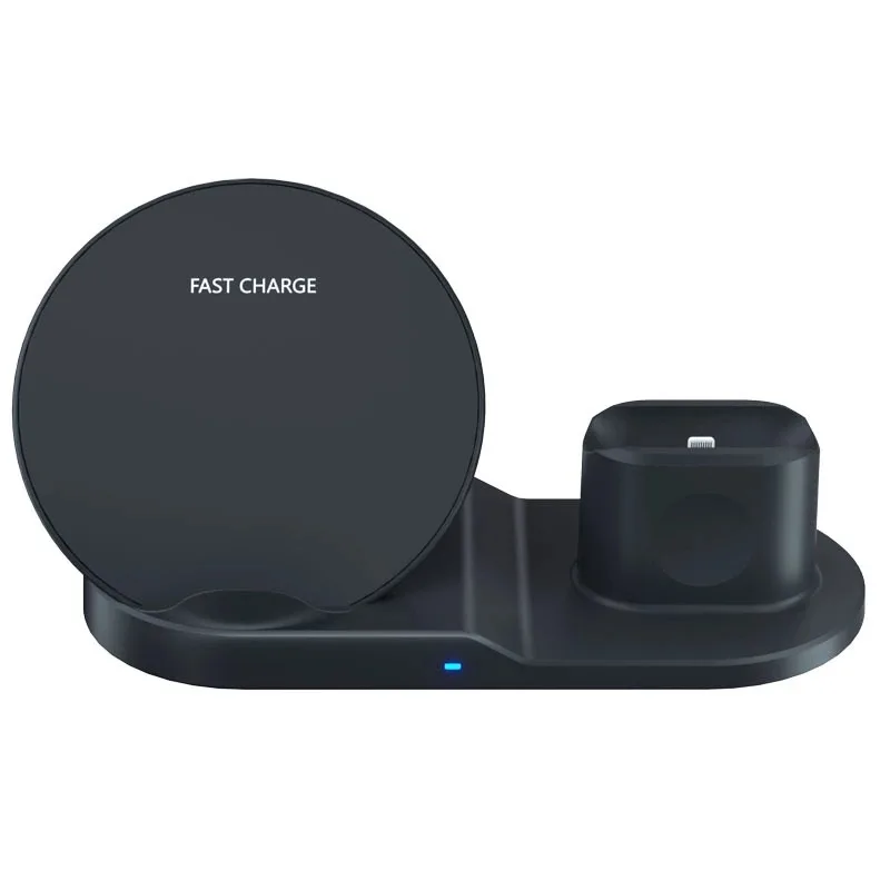 
Innovative Products 2020 Newest Fast Wireless Charger LED Mood Night Light Mobile Stand Wireless Charger 