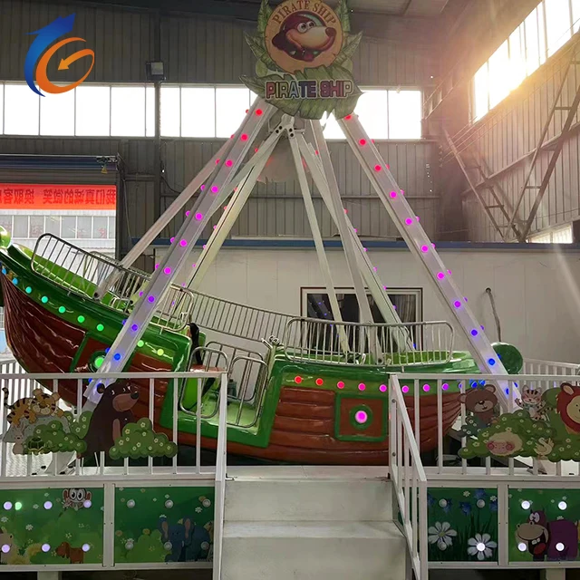 Amusement Park Lunapark Attraction Facilities Manufacturer Thrill Equipment Theme Rides 24 40 Seats Pirate Ship For Sale