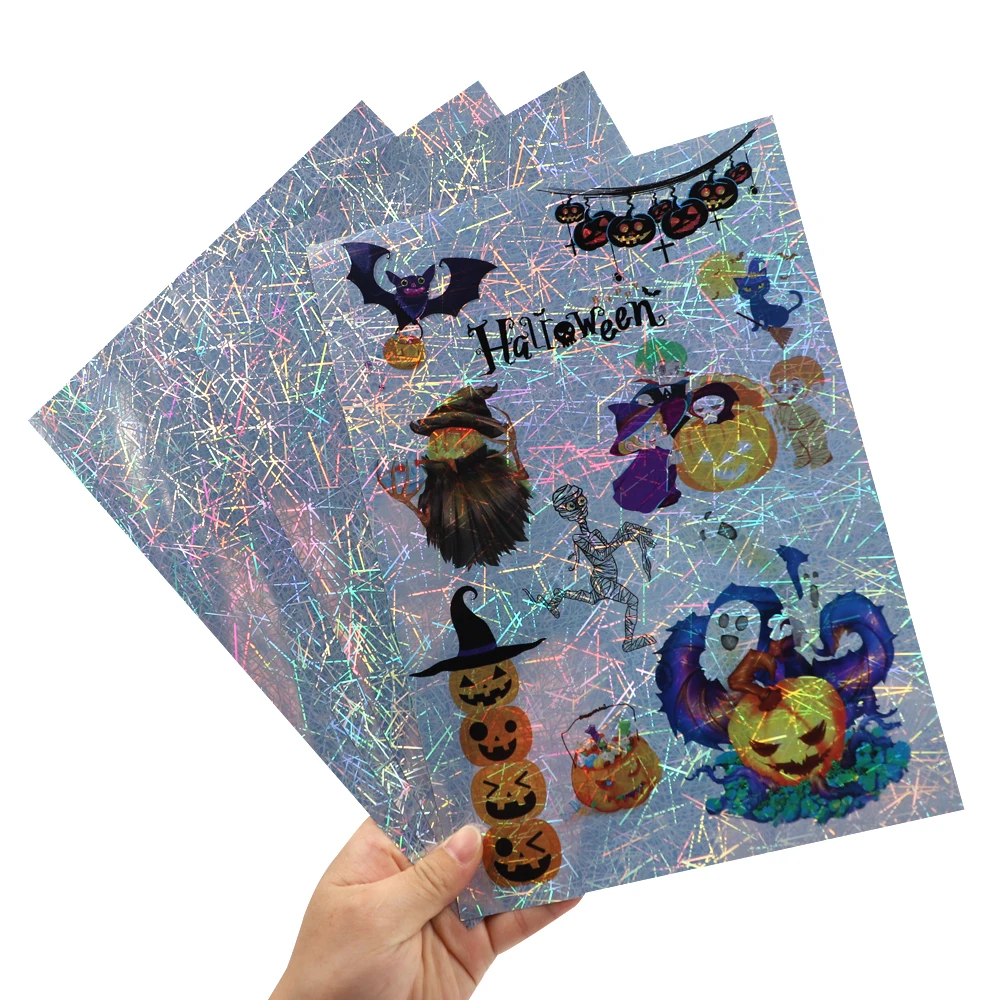 Free Sample Holographic Security Pet Film Custom Sticker A4 Vinyl Paper For Printing