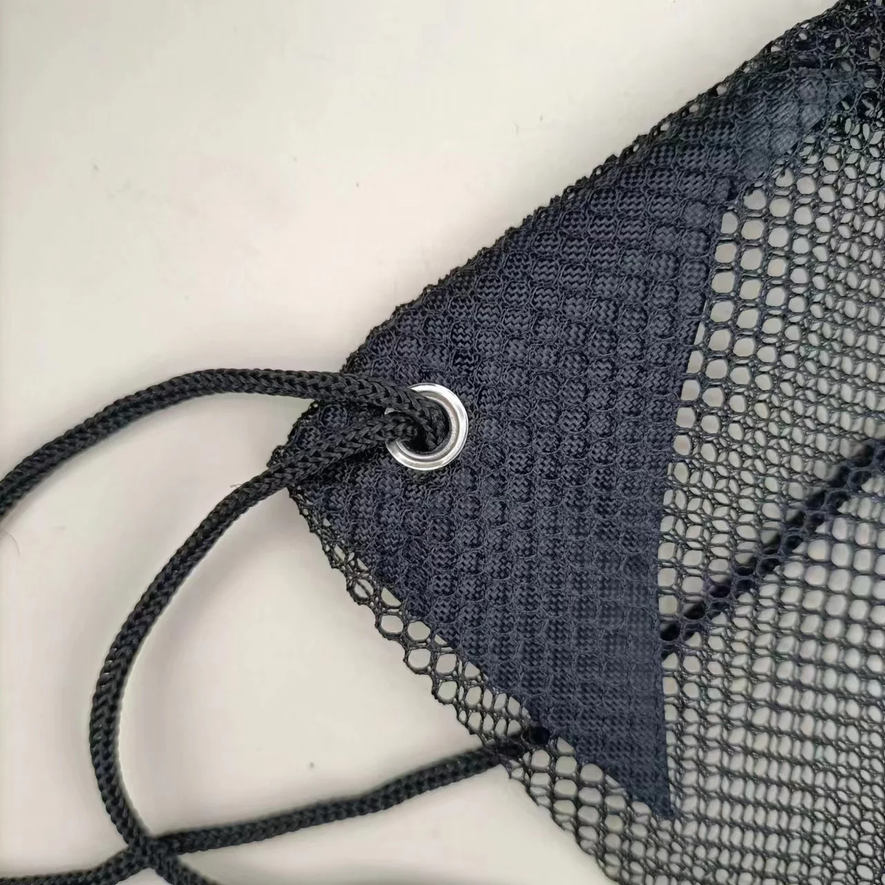 High-quality nylon polyester drawstring bag sport net bag reusable and durable mesh drawstring backpacks with logo