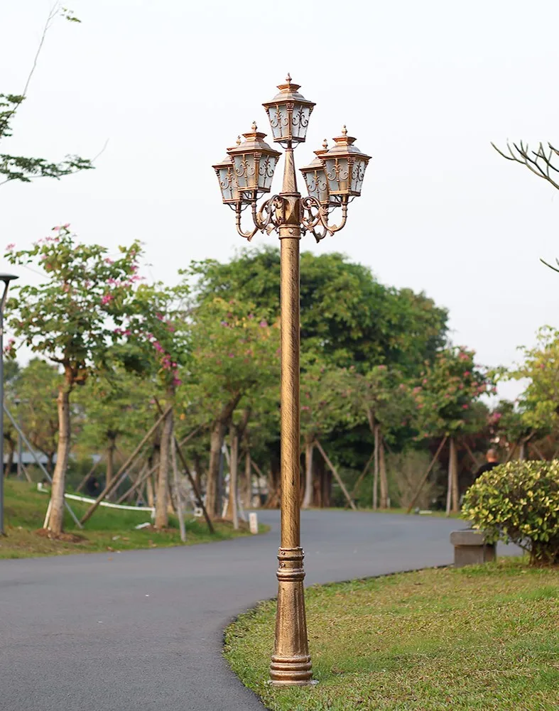  Заводская цена Железный фонарь/Винтажный чугунный уличный фонарь