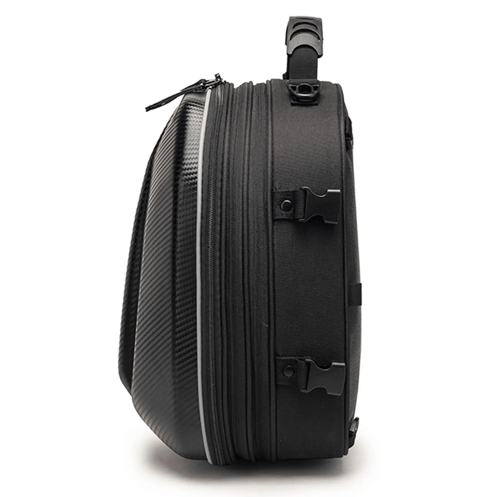 Multifunctional Motorcycle Tail Bag Waterproof Expandable Rider Backpack Cycling Bag With Reflective Strip