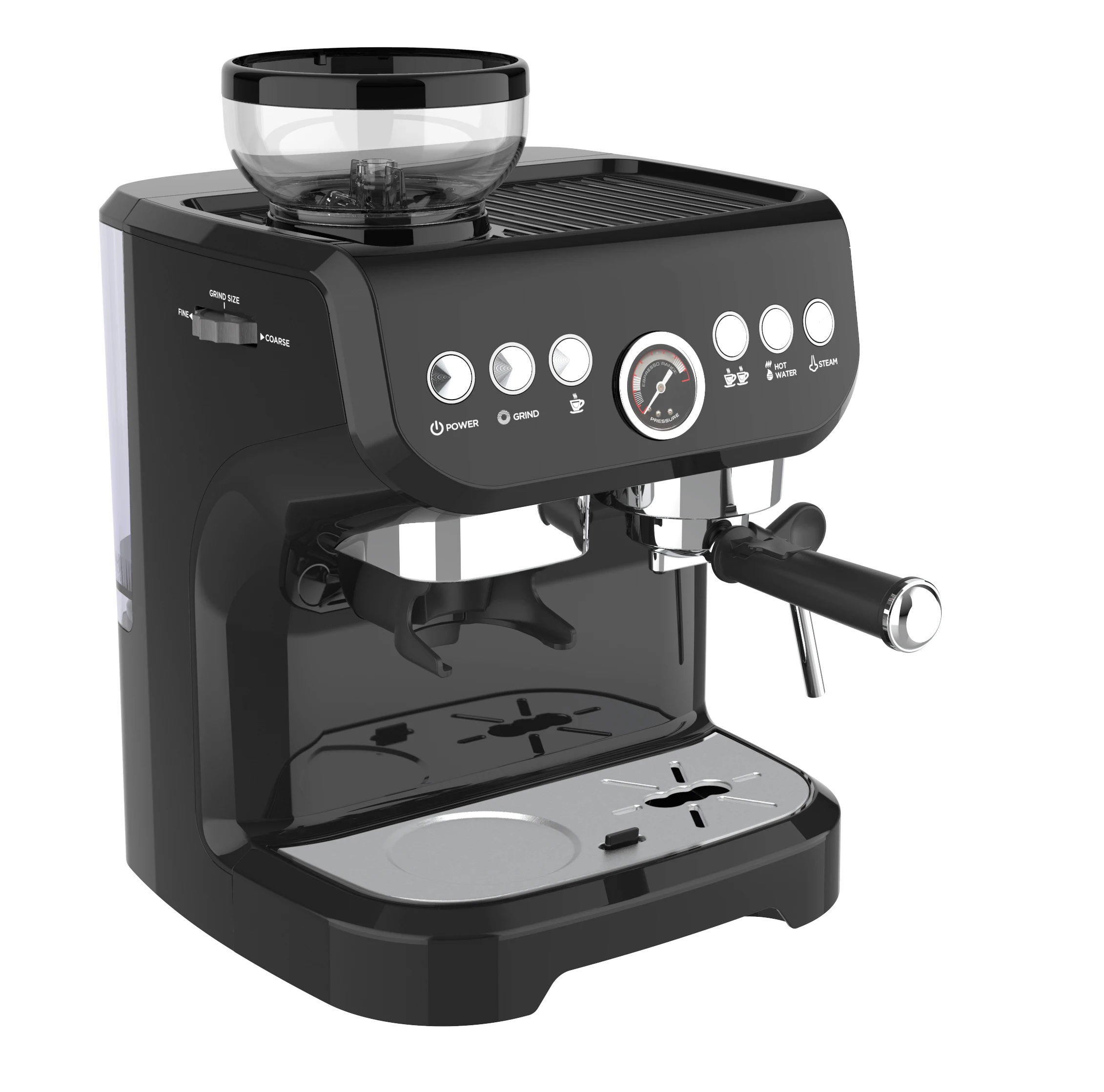 The Coffee Machine With Grinder China Professional  Espresso Coffee Maker